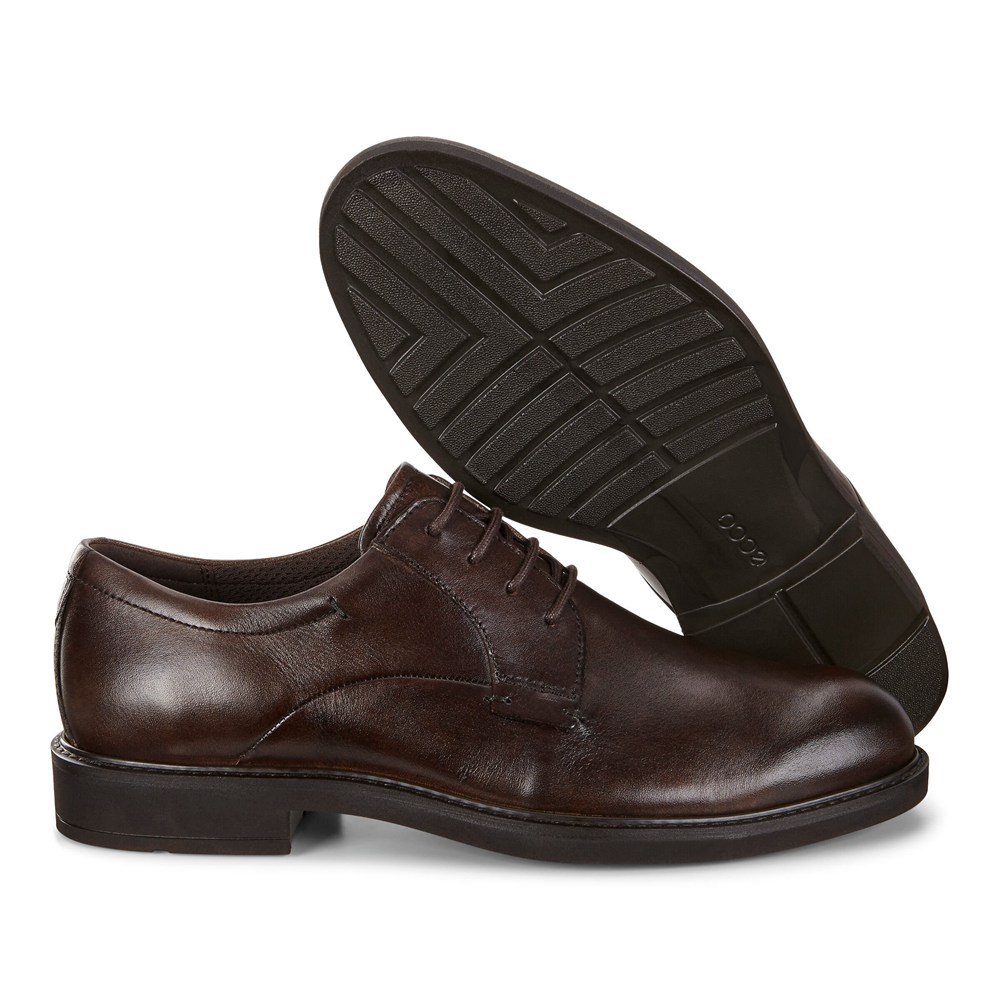 Zapatos De Vestir Hombre - ECCO Vitrus Iii - Marrom - EYX509371